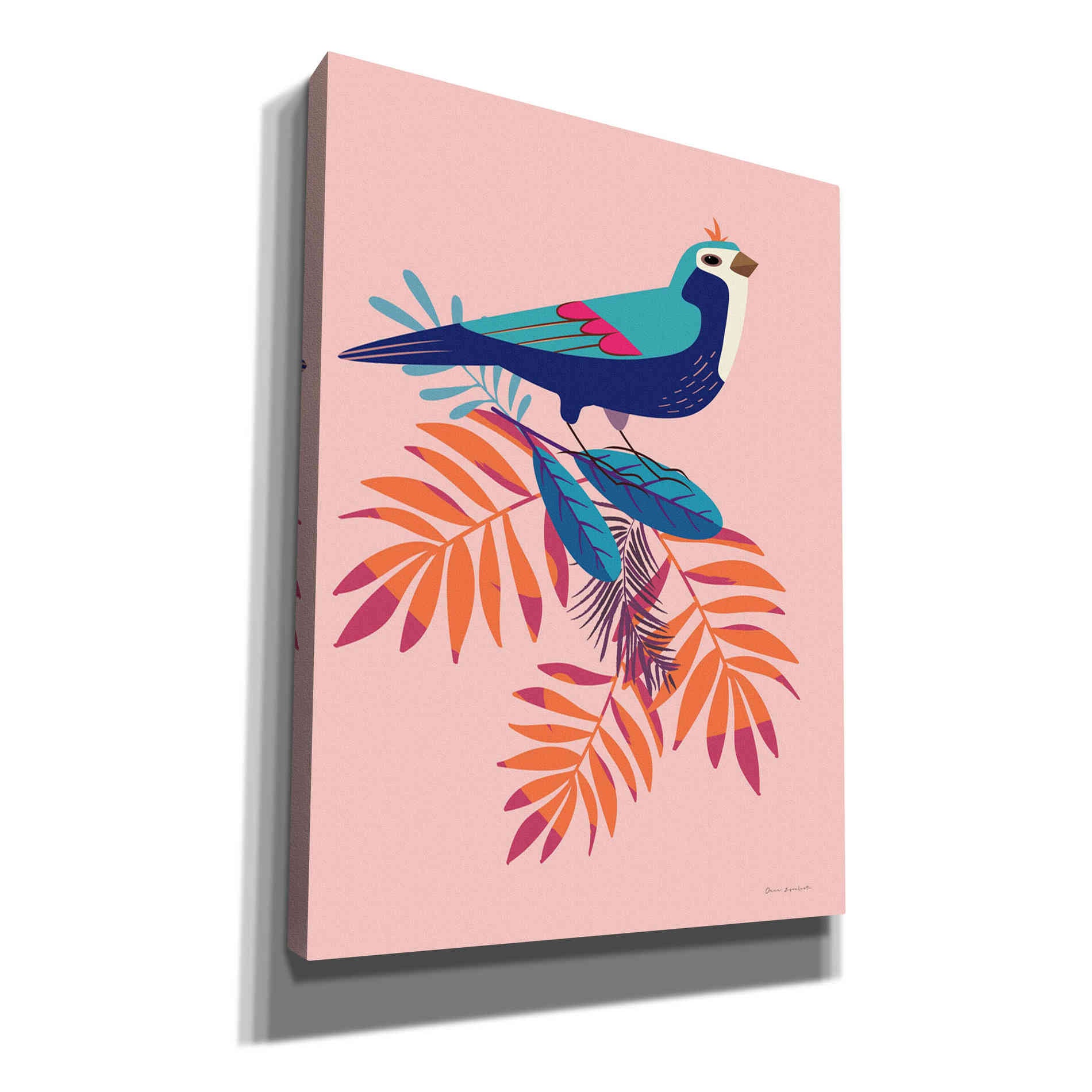 'Exotic Birds III' by Omar Escalante, Canvas Wall Art