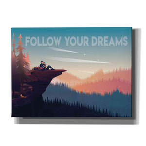 'Follow Your Dreams' by Omar Escalante, Canvas Wall Art