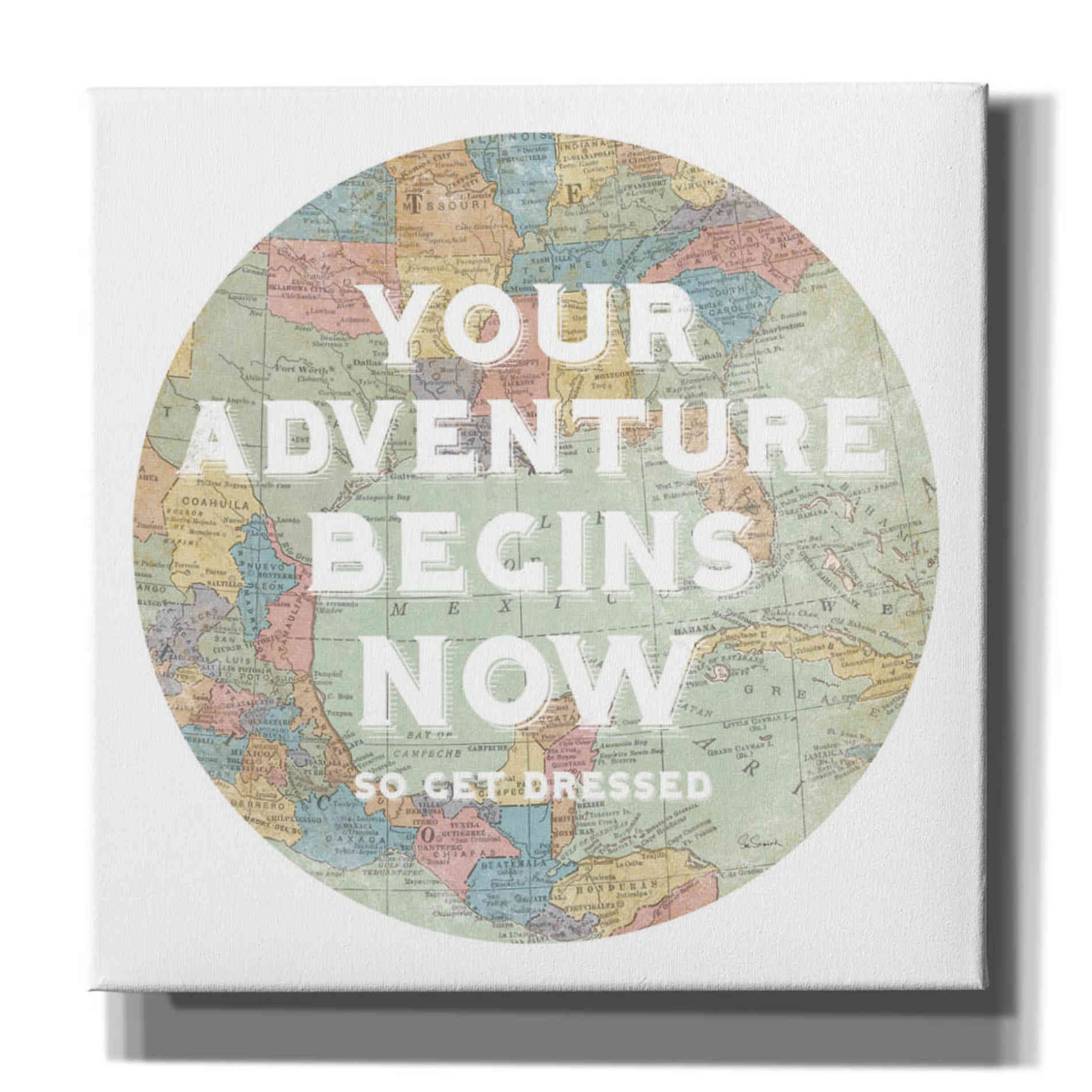 'Hemisphere I' by Sue Schlabach, Canvas Wall Art