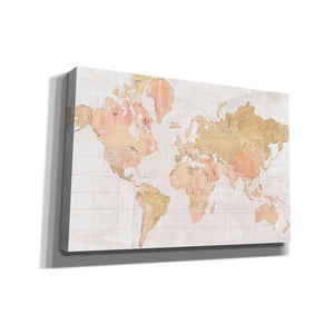 'Across the World Champagne' by Sue Schlabach, Canvas Wall Art