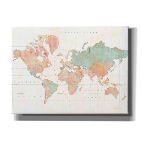 Image of 'Across the World II' by Sue Schlabach, Canvas Wall Art
