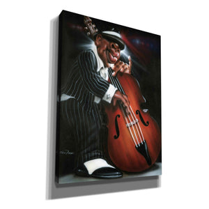 'Jazzman D' by Leonard Jones, Canvas Wall Art
