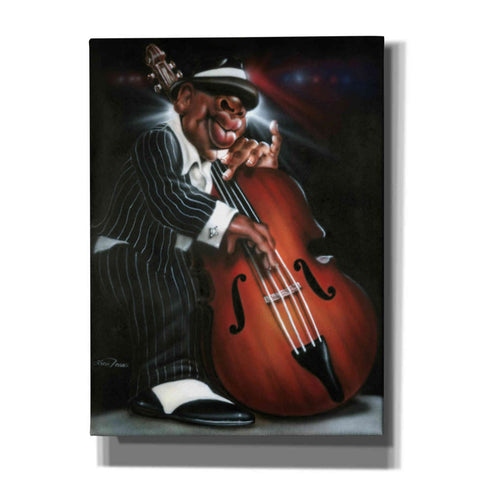 Image of 'Jazzman D' by Leonard Jones, Canvas Wall Art