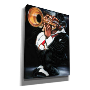 'Jazzman Papa Joe' by Leonard Jones, Canvas Wall Art
