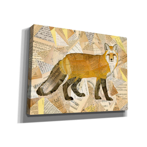 Image of 'Red Fox Collage I' by Nikki Galapon, Canvas Wall Art