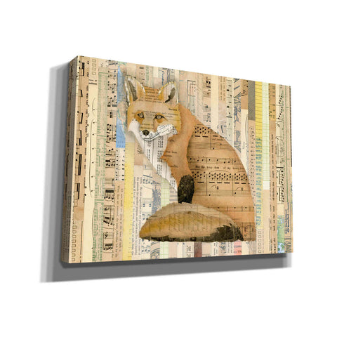 Image of 'Red Fox Collage II' by Nikki Galapon, Canvas Wall Art