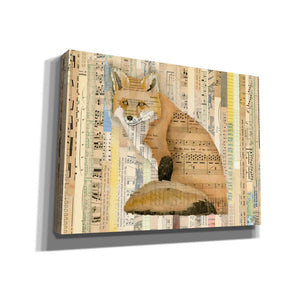 'Red Fox Collage II' by Nikki Galapon, Canvas Wall Art
