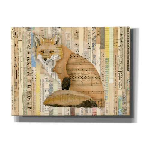 Image of 'Red Fox Collage II' by Nikki Galapon, Canvas Wall Art