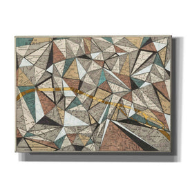 'Modern Map of Paris' by Nikki Galapon, Canvas Wall Art