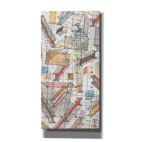 Image of 'Funky Grid II' by Nikki Galapon, Canvas Wall Art