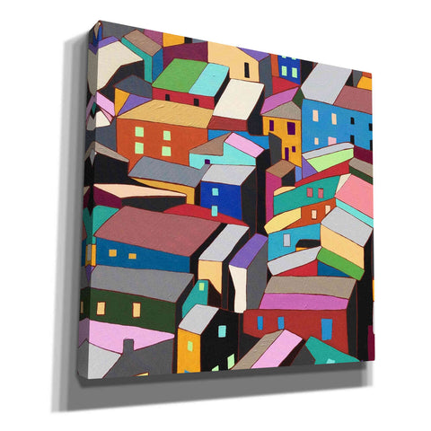 Image of 'Rooftops I' by Nikki Galapon, Canvas Wall Art