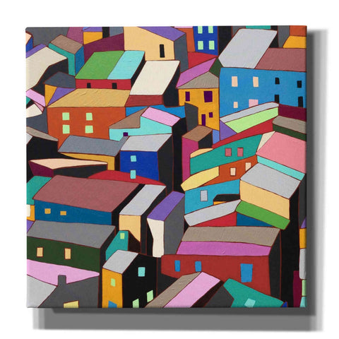 Image of 'Rooftops I' by Nikki Galapon, Canvas Wall Art