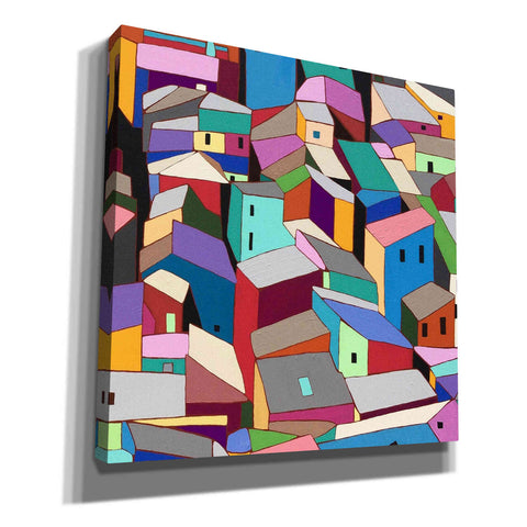 Image of 'Rooftops II' by Nikki Galapon, Canvas Wall Art