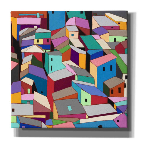 Image of 'Rooftops II' by Nikki Galapon, Canvas Wall Art
