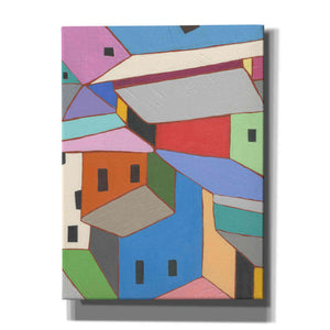 'Rooftops in Color XII' by Nikki Galapon, Canvas Wall Art