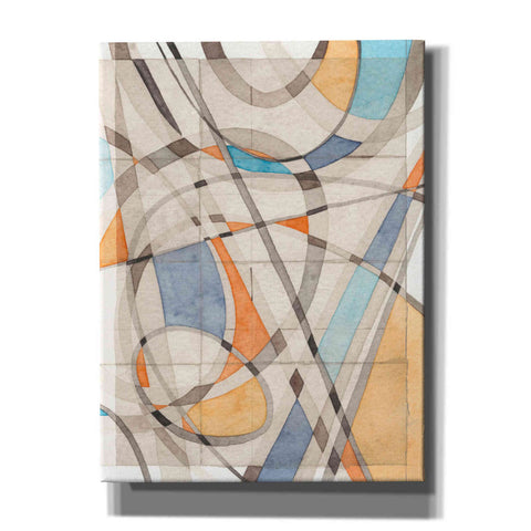 Image of 'Ovals & Lines II' by Nikki Galapon, Canvas Wall Art