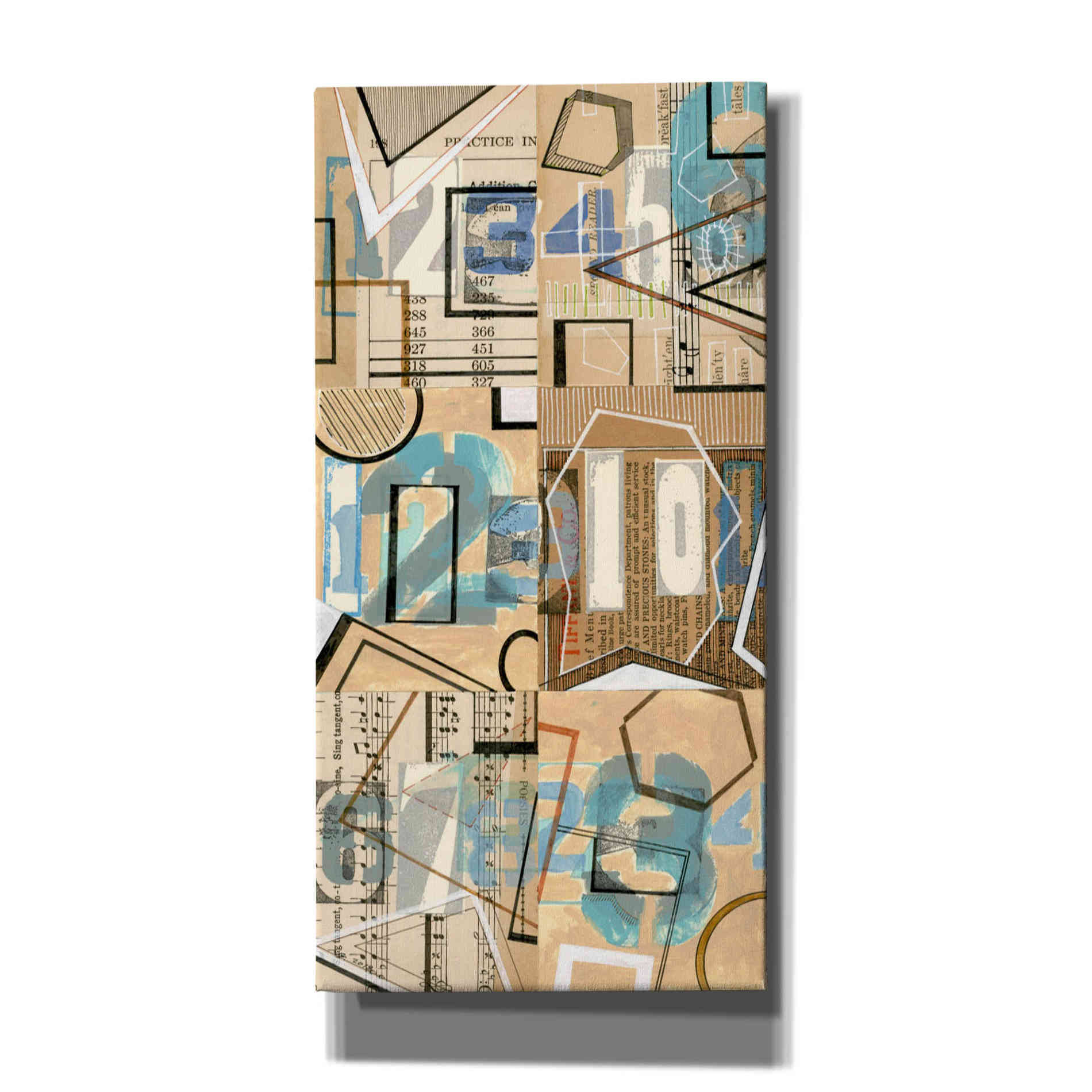 'Numbers I' by Nikki Galapon, Canvas Wall Art