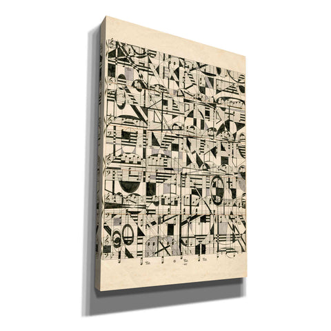 Image of 'Graphic Notes' by Nikki Galapon, Canvas Wall Art
