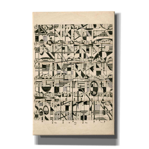 Image of 'Graphic Notes' by Nikki Galapon, Canvas Wall Art