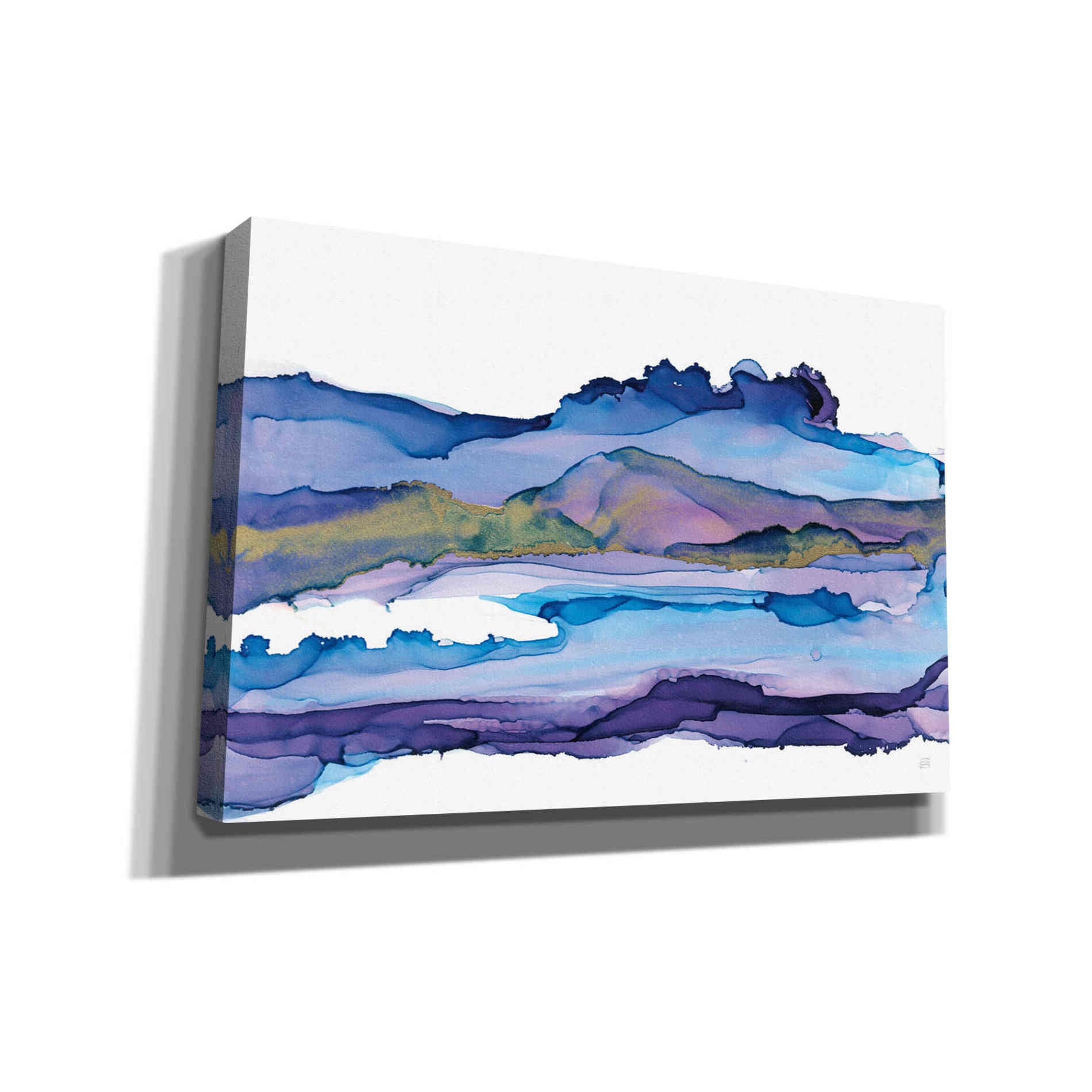 'Coastal Ink II' by Chris Paschke, Canvas Wall Art