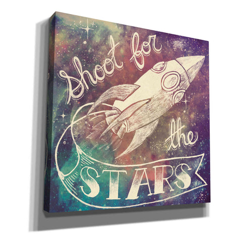 Image of 'Universe Galaxy Shoot For the Stars' by Mary Urban, Canvas Wall Art