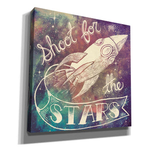 'Universe Galaxy Shoot For the Stars' by Mary Urban, Canvas Wall Art