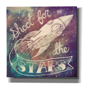 'Universe Galaxy Shoot For the Stars' by Mary Urban, Canvas Wall Art