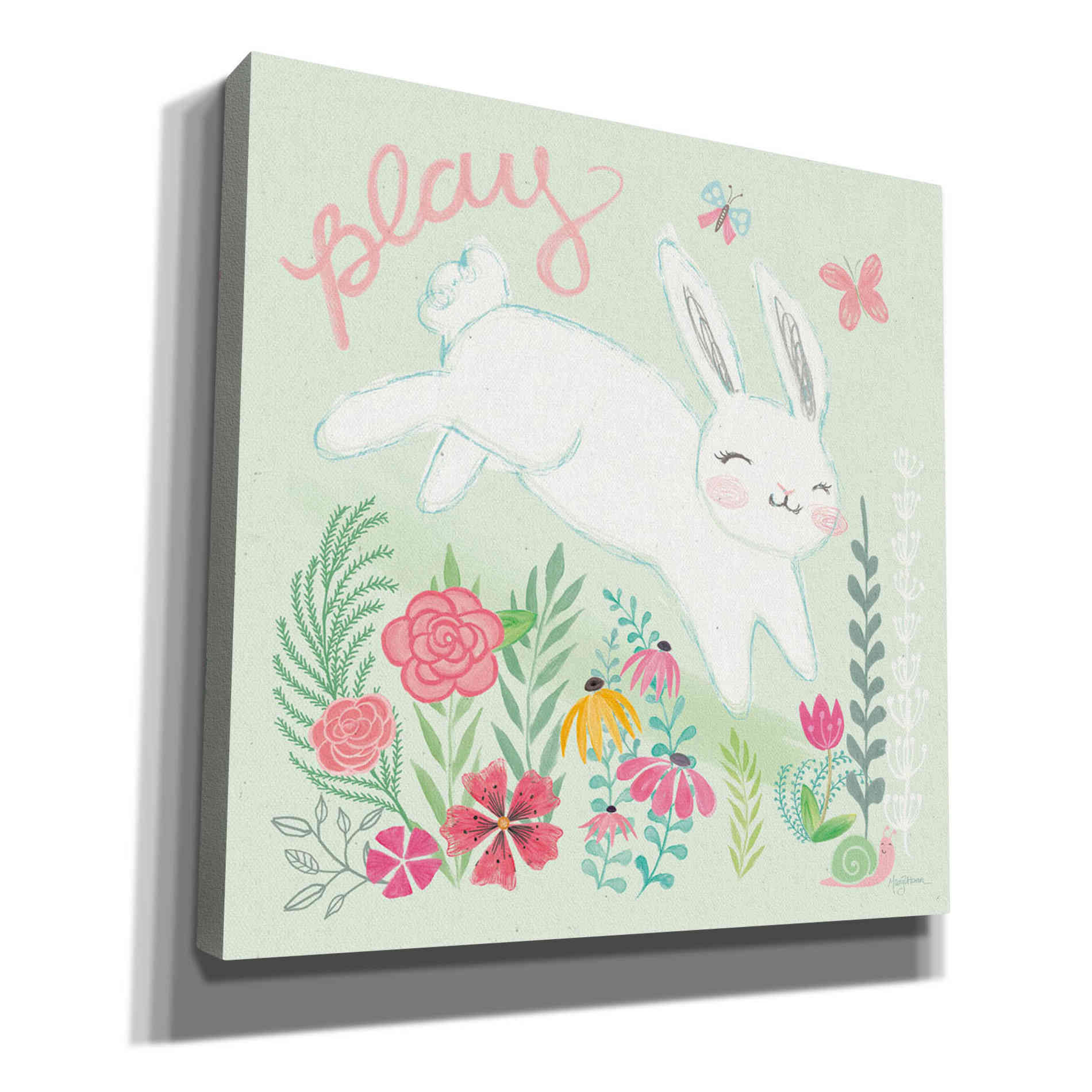 'Garden Friends I' by Mary Urban, Canvas Wall Art