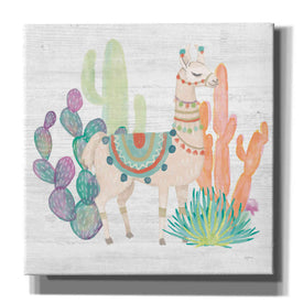 'Lovely Llamas II' by Mary Urban, Canvas Wall Art
