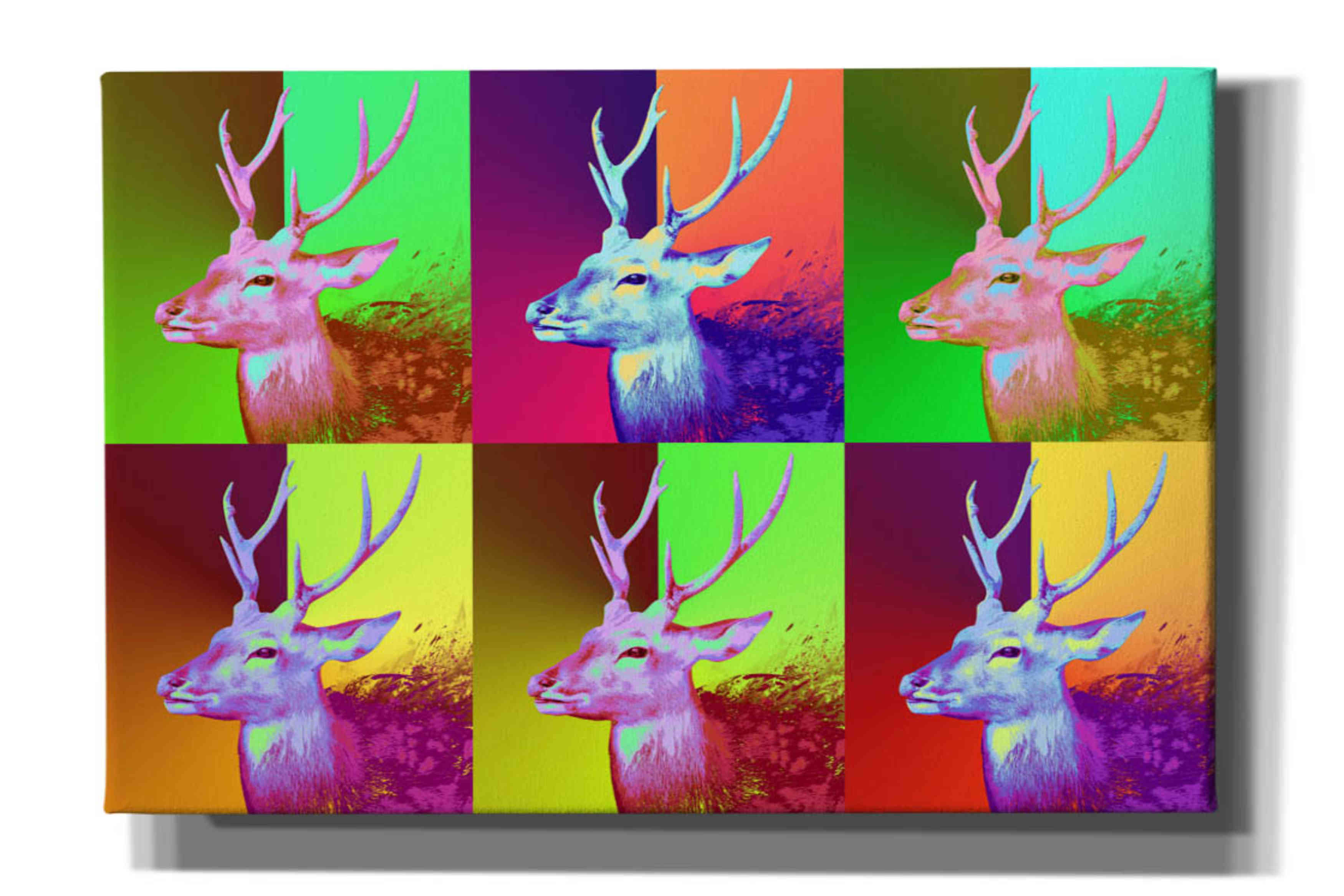 'WarDeerHol,' Canvas Wall Art