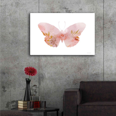 Image of 'Meadow Flora Butterfly' by Bluebird Barn, Canvas Wall Art,34 x 26