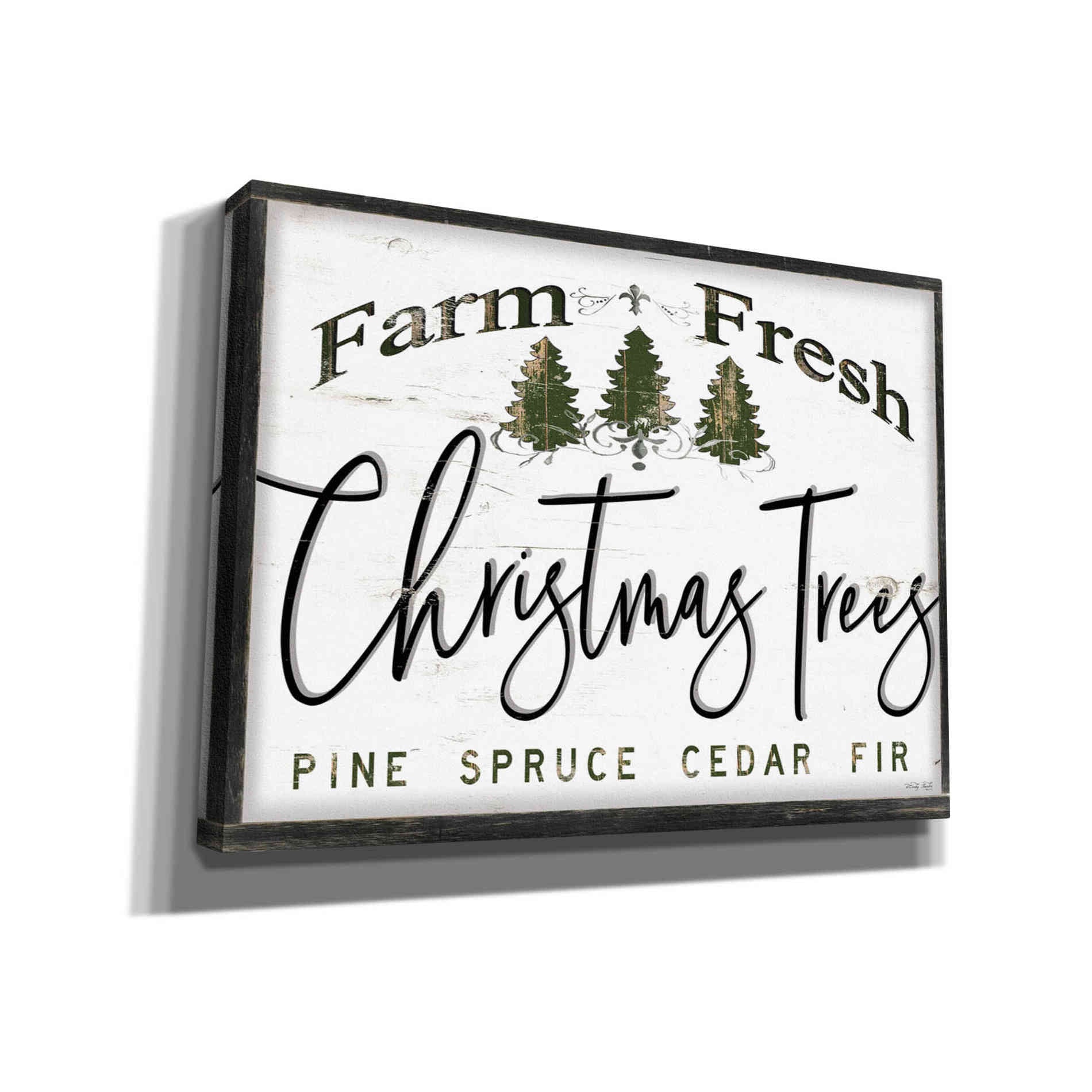 'Farm Fresh Christmas Trees II' by Cindy Jacobs, Canvas Wall Art