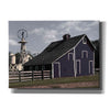'Blue Barn' by Cindy Jacobs, Canvas Wall Art