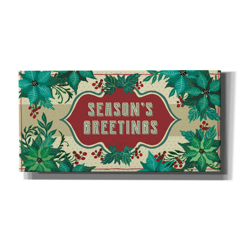 Image of 'Nostalgic Season's Greetings' by Cindy Jacobs, Canvas Wall Art