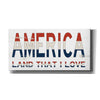 'America - Land That I Love' by Cindy Jacobs, Canvas Wall Art