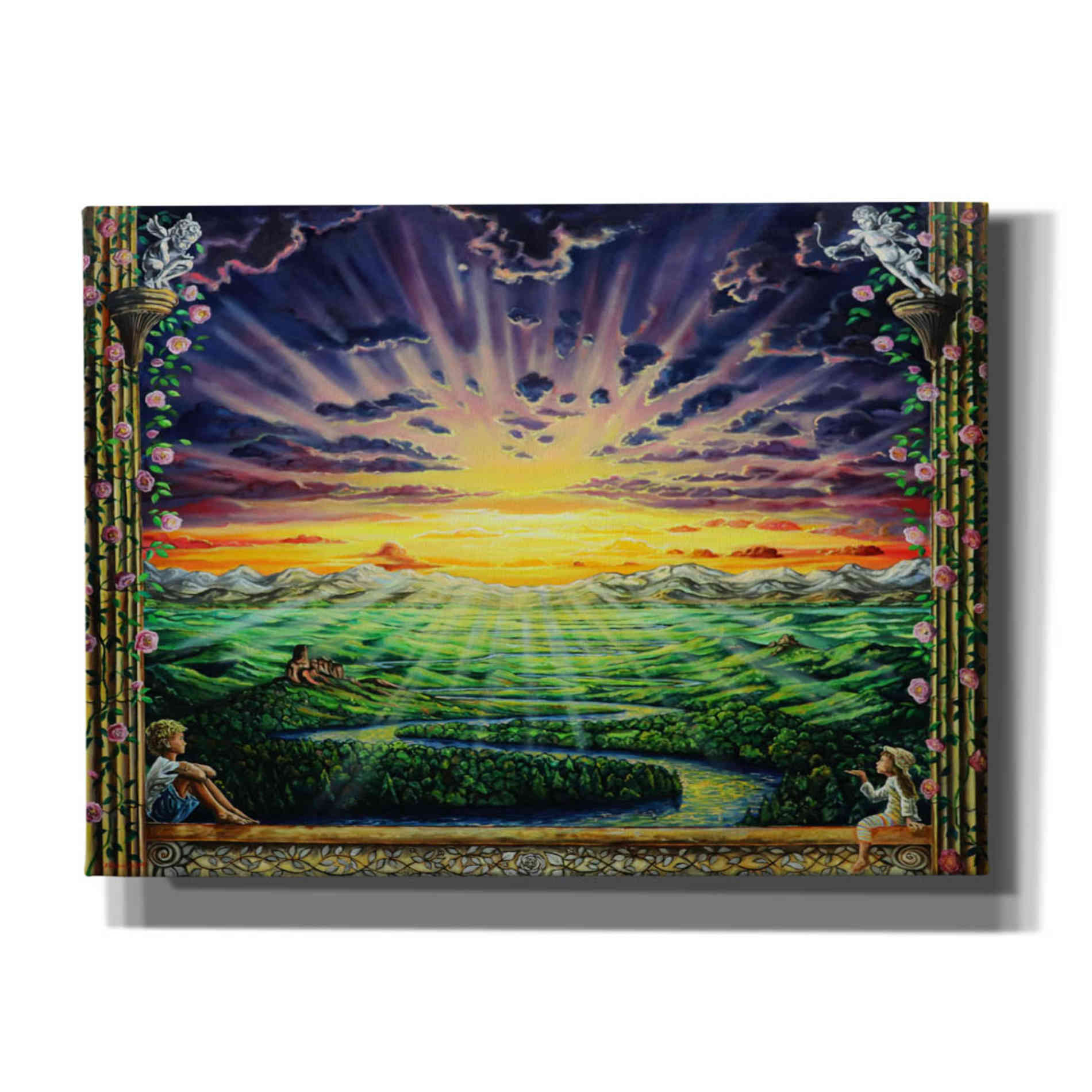 'Window To Paradise' by Jan Kasparec, Canvas Wall Art