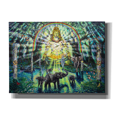 Image of 'Shiva Elephants ' by Jan Kasparec, Canvas Wall Art