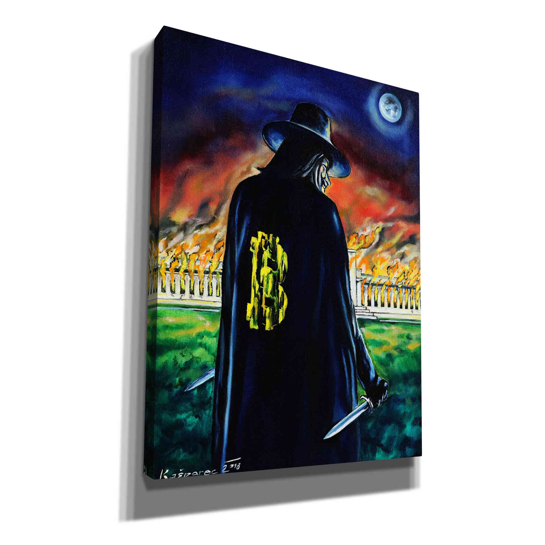 'Mr V And Fed' by Jan Kasparec, Canvas Wall Art