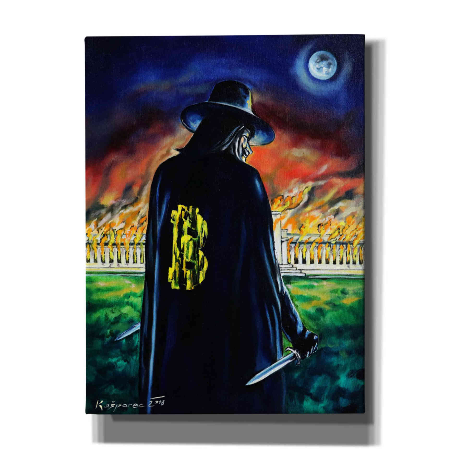 'Mr V And Fed' by Jan Kasparec, Canvas Wall Art