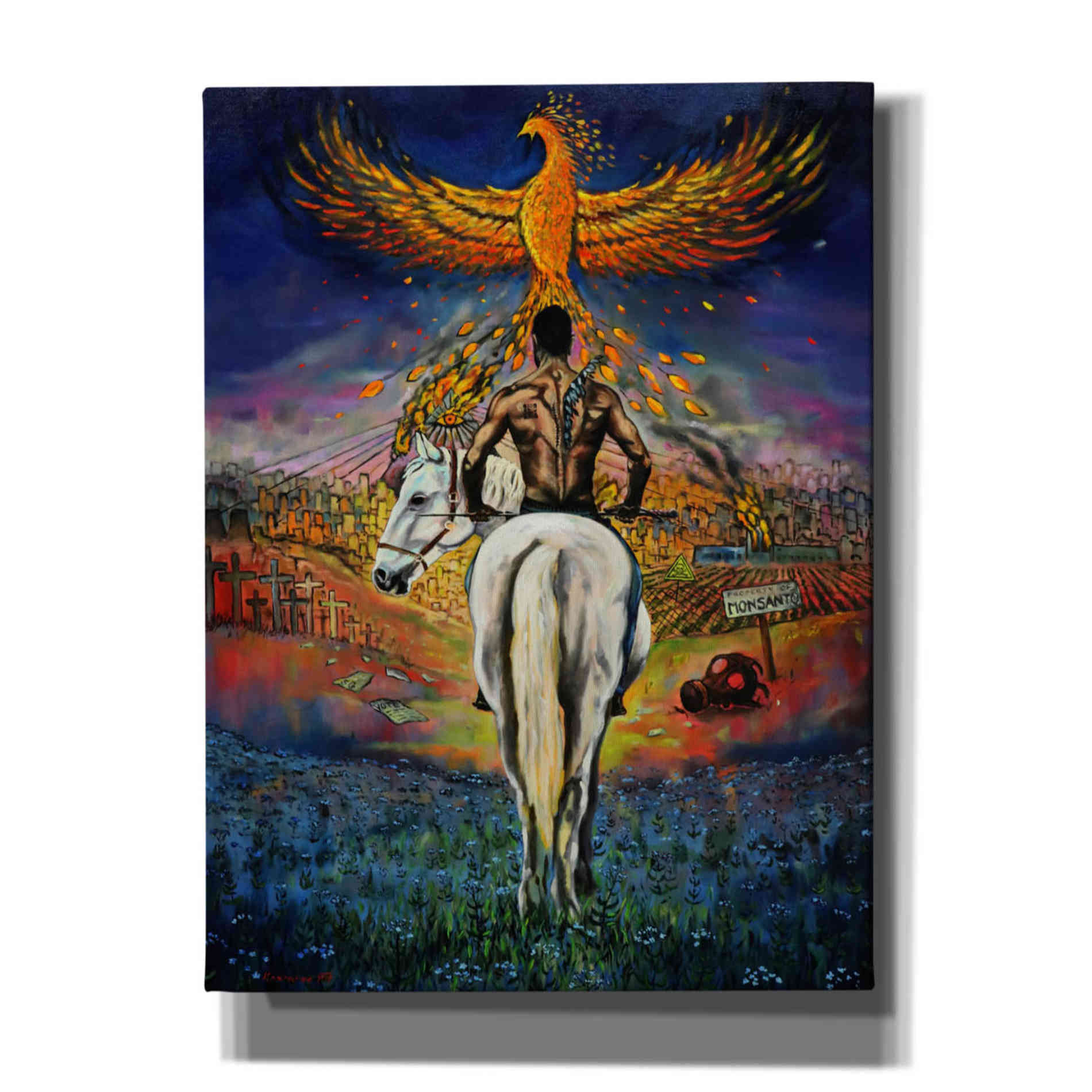 'Fallen Angel' by Jan Kasparec, Canvas Wall Art
