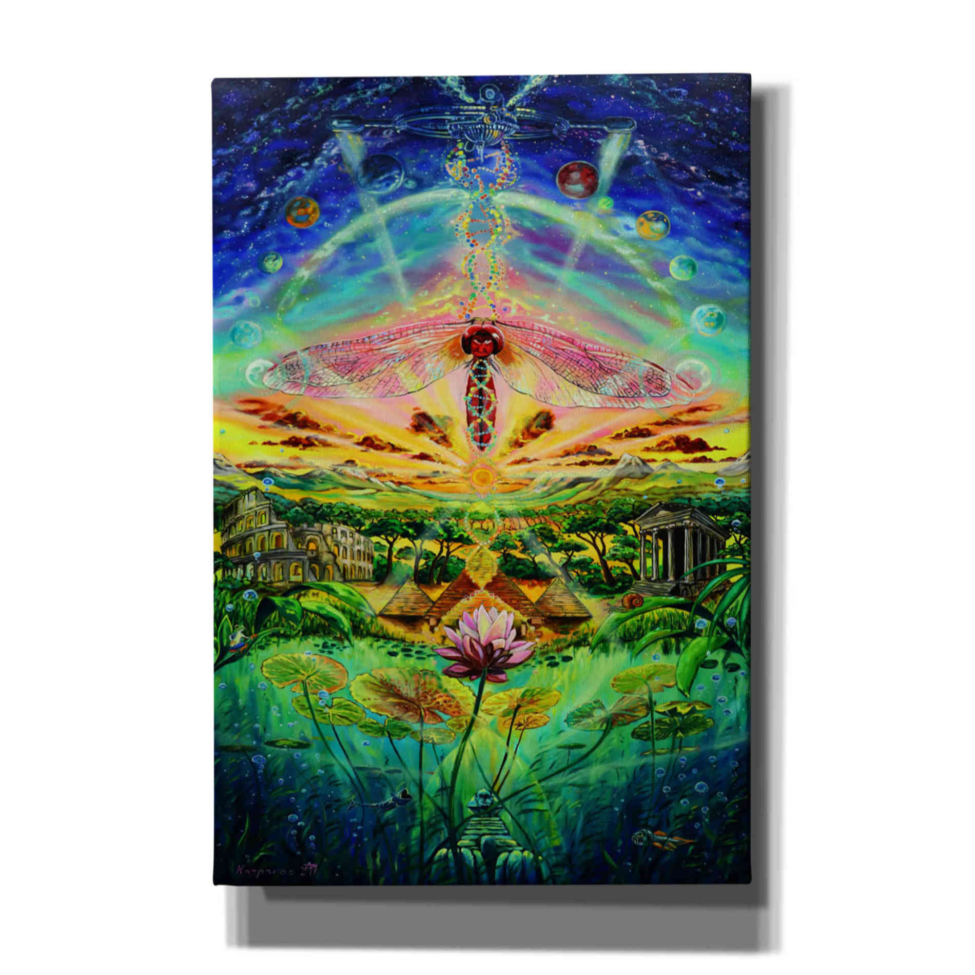 'Evolution' by Jan Kasparec, Canvas Wall Art