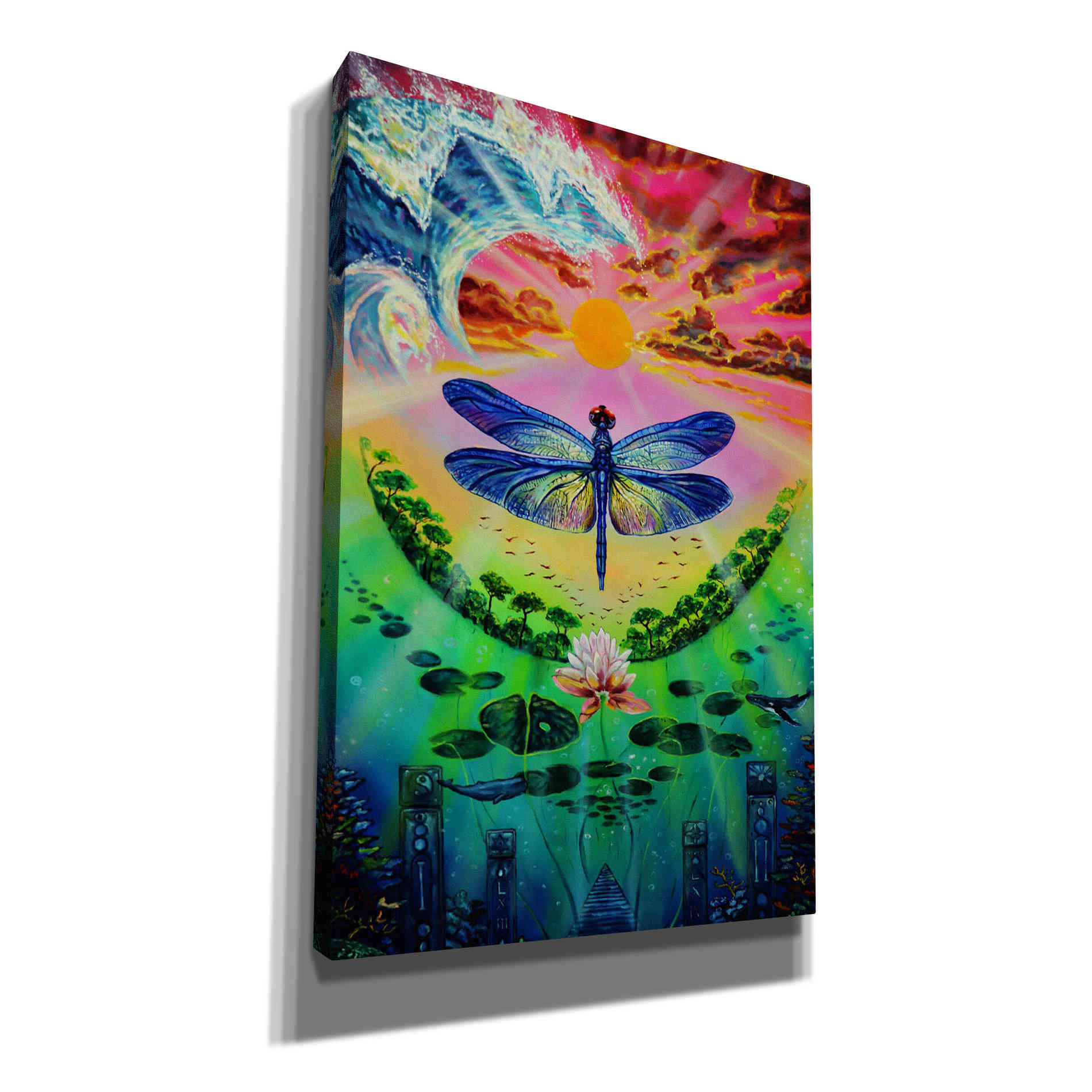 'Dragonfly' by Jan Kasparec, Canvas Wall Art