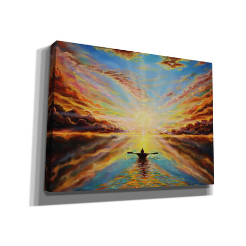 Image of 'Boat Sunset ' by Jan Kasparec, Canvas Wall Art