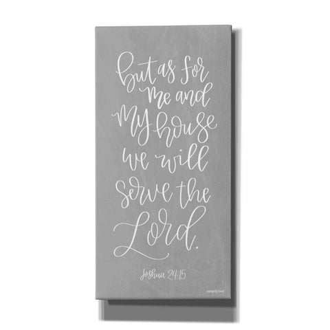 Image of 'Serve the Lord' by Imperfect Dust, Canvas Wall Art