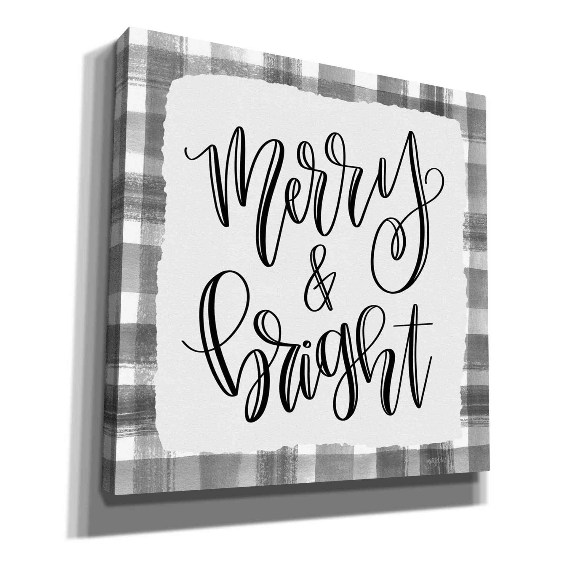 'Merry & Bright' by Imperfect Dust, Canvas Wall Art
