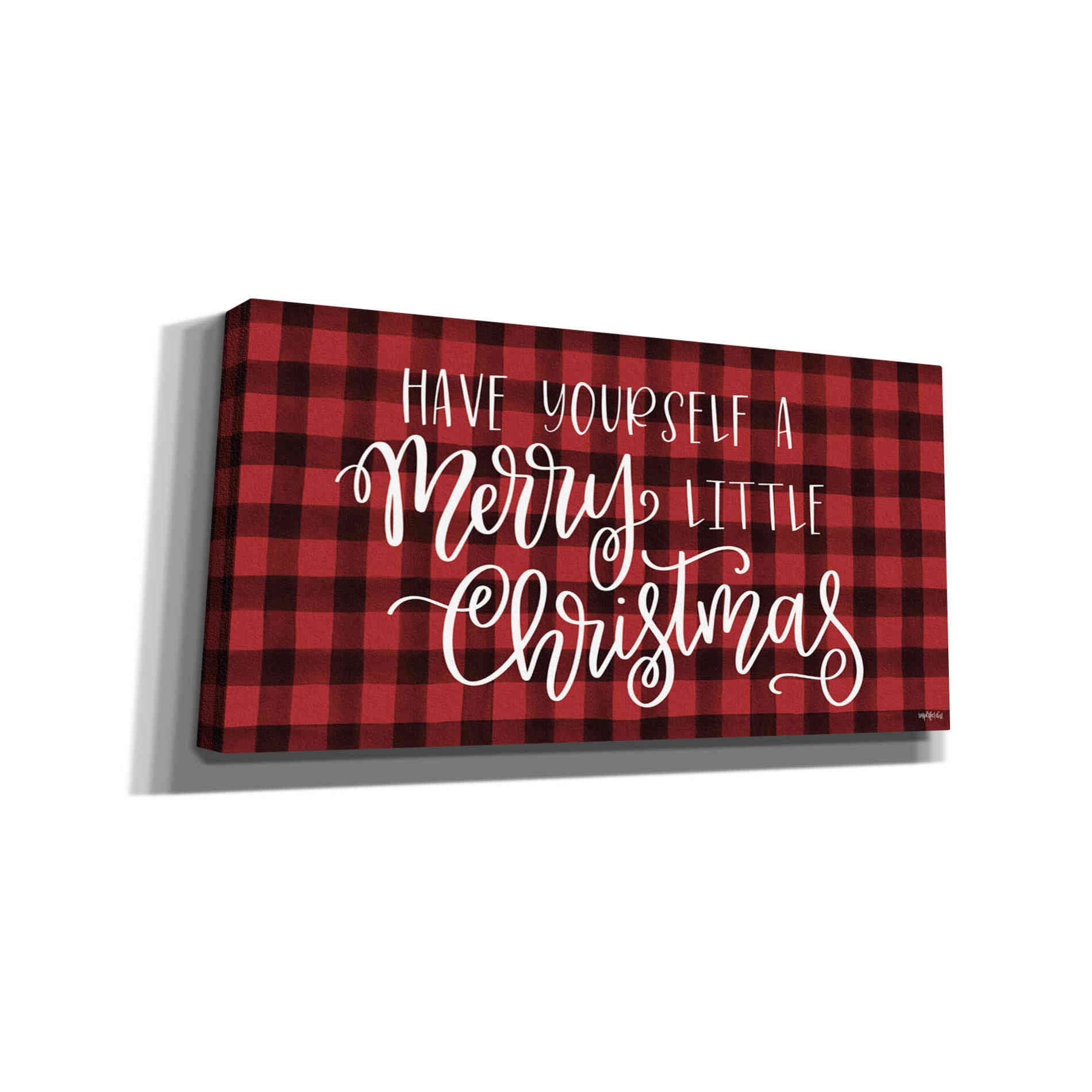 'Merry Little Christmas' by Imperfect Dust, Canvas Wall Art