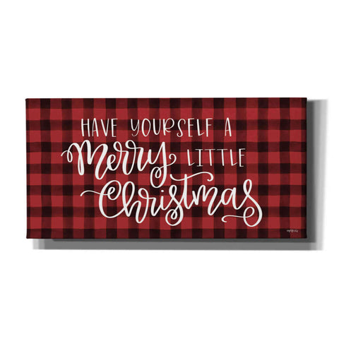 Image of 'Merry Little Christmas' by Imperfect Dust, Canvas Wall Art