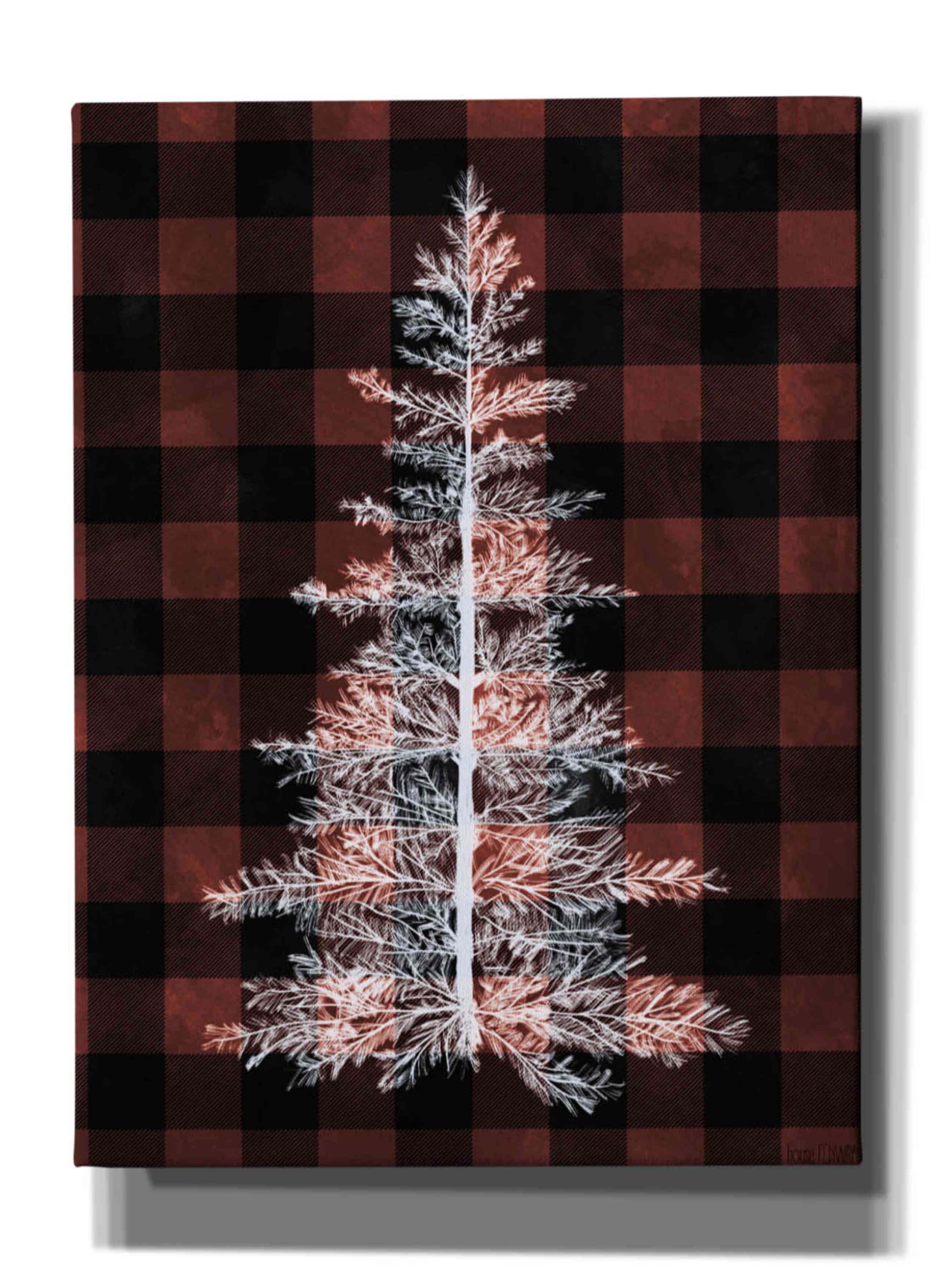 'Buffalo Pine Red' by House Fenway, Canvas Wall Art