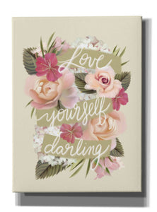 'Love Yourself Darling' by House Fenway, Canvas Wall Art