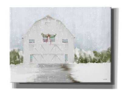 'Christmas Barn' by House Fenway, Canvas Wall Art